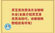 灵芝清洗煲汤方法视频大全(全面介绍灵芝清洗煲汤技巧，详细视频教程应有尽有)