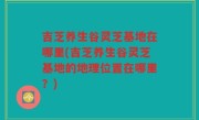 吉芝养生谷灵芝基地在哪里(吉芝养生谷灵芝基地的地理位置在哪里？)