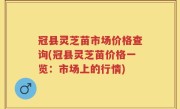 冠县灵芝苗市场价格查询(冠县灵芝苗价格一览：市场上的行情)