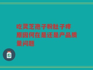 吃灵芝孢子粉肚子疼 原因何在是还是产品质量问题