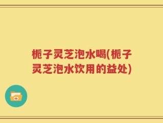 栀子灵芝泡水喝(栀子灵芝泡水饮用的益处)