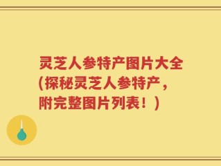 灵芝人参特产图片大全(探秘灵芝人参特产，附完整图片列表！)
