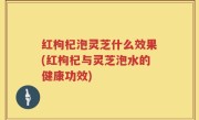 红枸杞泡灵芝什么效果(红枸杞与灵芝泡水的健康功效)