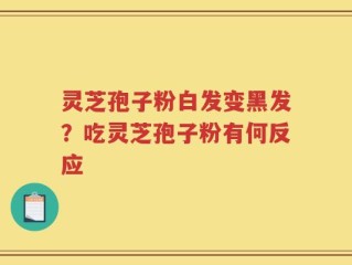 灵芝孢子粉白发变黑发？吃灵芝孢子粉有何反应