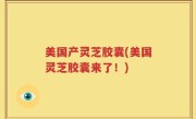 美国产灵芝胶囊(美国灵芝胶囊来了!)