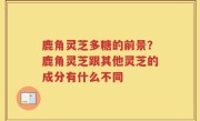 鹿角灵芝多糖的前景？鹿角灵芝跟其他灵芝的成分有什么不同