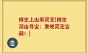 博主上山采灵芝(博主深山寻宝：发现灵芝宝藏！)