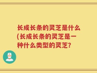 长成长条的灵芝是什么(长成长条的灵芝是一种什么类型的灵芝？