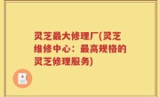 灵芝最大修理厂(灵芝维修中心：最高规格的灵芝修理服务)