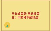 马头岭灵芝(马头岭灵芝：中药材中的珍品)