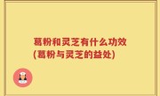 葛粉和灵芝有什么功效(葛粉与灵芝的益处)