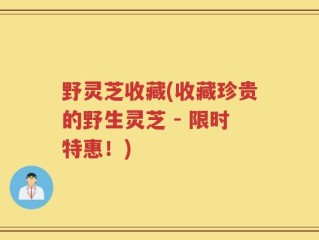 野灵芝收藏(收藏珍贵的野生灵芝 - 限时特惠！)