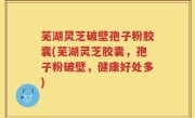 芜湖灵芝破壁孢子粉胶囊(芜湖灵芝胶囊，孢子粉破壁，健康好处多)
