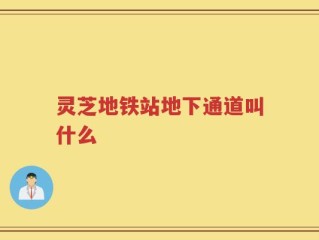 灵芝地铁站地下通道叫什么