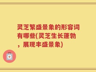 灵芝繁盛景象的形容词有哪些(灵芝生长蓬勃，展现丰盛景象)