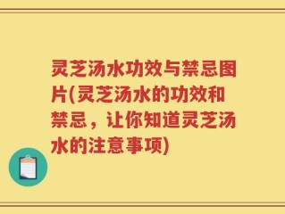 灵芝汤水功效与禁忌图片(灵芝汤水的功效和禁忌，让你知道灵芝汤水的注意事项)
