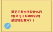 灵芝王煮水搭配什么药材(灵芝王与哪些药材最佳搭配煮水？)