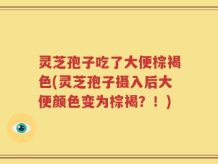 灵芝孢子吃了大便棕褐色(灵芝孢子摄入后大便颜色变为棕褐？！)