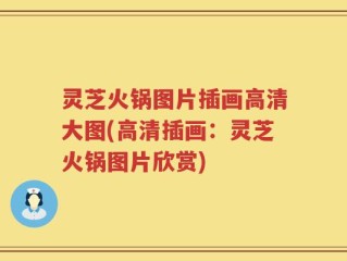 灵芝火锅图片插画高清大图(高清插画：灵芝火锅图片欣赏)