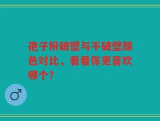 孢子粉破壁与不破壁颜色对比，看看你更喜欢哪个？