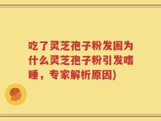 吃了灵芝孢子粉发困为什么灵芝孢子粉引发嗜睡，专家解析原因)