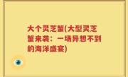 大个灵芝蟹(大型灵芝蟹来袭：一场异想不到的海洋盛宴)