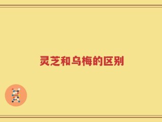 灵芝和乌梅的区别