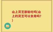 山上灵芝都能吃吗(山上的灵芝可以食用吗？)