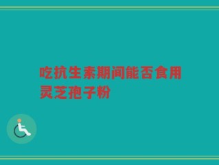 吃抗生素期间能否食用灵芝孢子粉