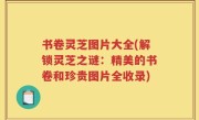 书卷灵芝图片大全(解锁灵芝之谜：精美的书卷和珍贵图片全收录)