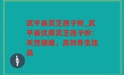 武平县灵芝孢子粉_武平县优质灵芝孢子粉：天然健康，高效养生佳品