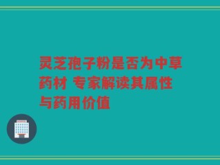 灵芝孢子粉是否为中草药材 专家解读其属性与药用价值