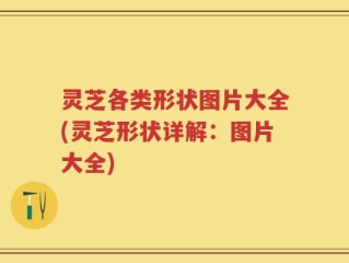 灵芝各类形状图片大全(灵芝形状详解：图片大全)