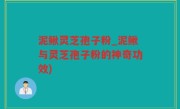 泥鳅灵芝孢子粉_泥鳅与灵芝孢子粉的神奇功效)