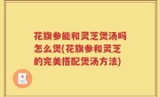 花旗参能和灵芝煲汤吗怎么煲(花旗参和灵芝的完美搭配煲汤方法)