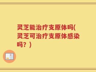 灵芝能治疗支原体吗(灵芝可治疗支原体感染吗？)
