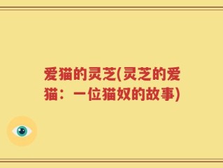 爱猫的灵芝(灵芝的爱猫：一位猫奴的故事)