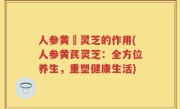 人参黄茋灵芝的作用(人参黄芪灵芝：全方位养生，重塑健康生活)