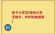 吸干火灵芝(吸收火灵芝精华，呵护肝脏健康)