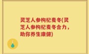 灵芝人参枸杞麦冬(灵芝人参枸杞麦冬合力，助你养生康健)