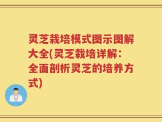 灵芝栽培模式图示图解大全(灵芝栽培详解：全面剖析灵芝的培养方式)