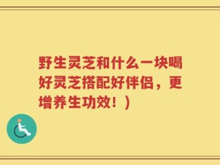 野生灵芝和什么一块喝好灵芝搭配好伴侣，更增养生功效！)