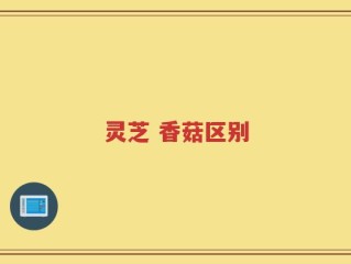 灵芝 香菇区别