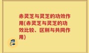 赤灵芝与灵芝的功效作用(赤灵芝与灵芝的功效比较、区别与共同作用)