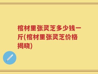 棺材里张灵芝多少钱一斤(棺材里张灵芝价格揭晓)