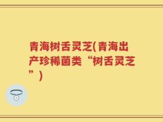 青海树舌灵芝(青海出产珍稀菌类“树舌灵芝”)