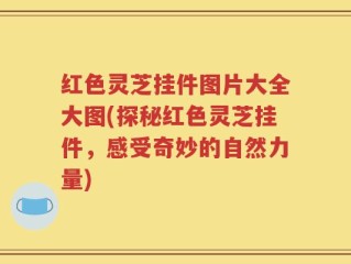 红色灵芝挂件图片大全大图(探秘红色灵芝挂件，感受奇妙的自然力量)
