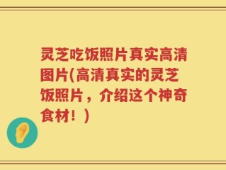 灵芝吃饭照片真实高清图片(高清真实的灵芝饭照片，介绍这个神奇食材！)