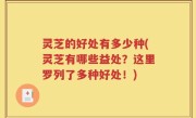 灵芝的好处有多少种(灵芝有哪些益处？这里罗列了多种好处！)