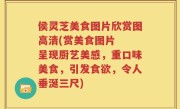侯灵芝美食图片欣赏图高清(赏美食图片  呈现厨艺美感，重口味美食，引发食欲，令人垂涎三尺)